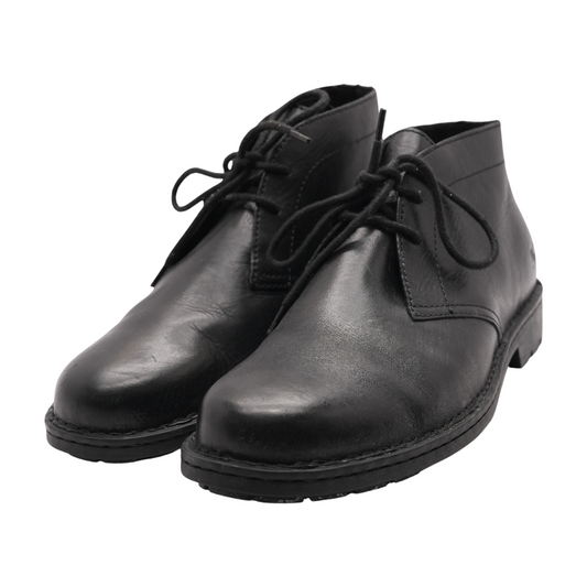 Black Lace-Up Dress Shoes