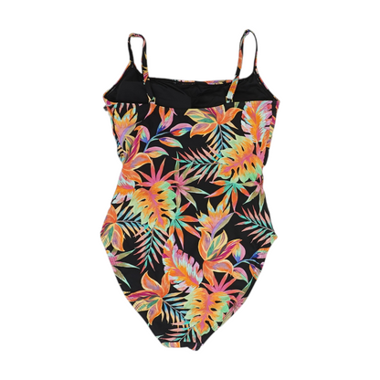 Black Tropical One-Piece
