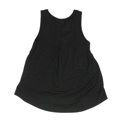 Black Solid Crewneck Knit Top