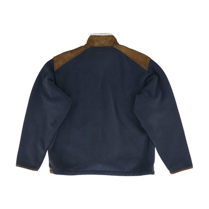 Blue Color Block Jacket
