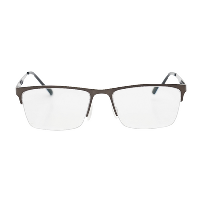 Gunmetal C304 Browline Prescription Eyewear