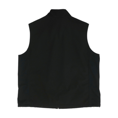Black Solid Vest