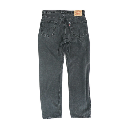 505 Black Regular Jeans