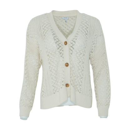 Beige Cardigan Sweater
