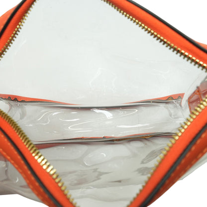 Orange Transparent Stadium Bag