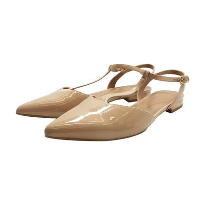 Nude Slip-On Flats