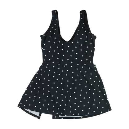 Black Print One-Piece
