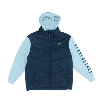 Black Color Block Jacket