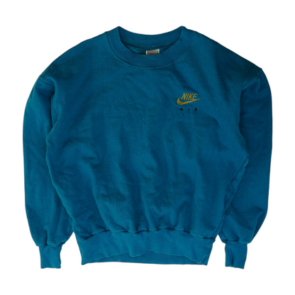 Teal Solid Sweatshirt Pullover