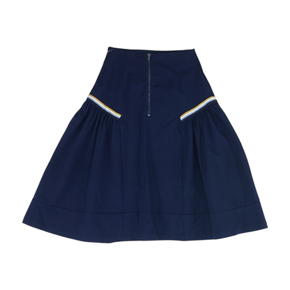 Navy Midi Skirt