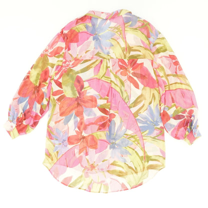Multi Floral Button Down