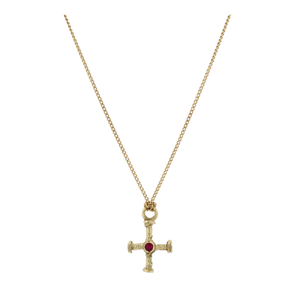 18K Yellow Gold Pendant Necklace