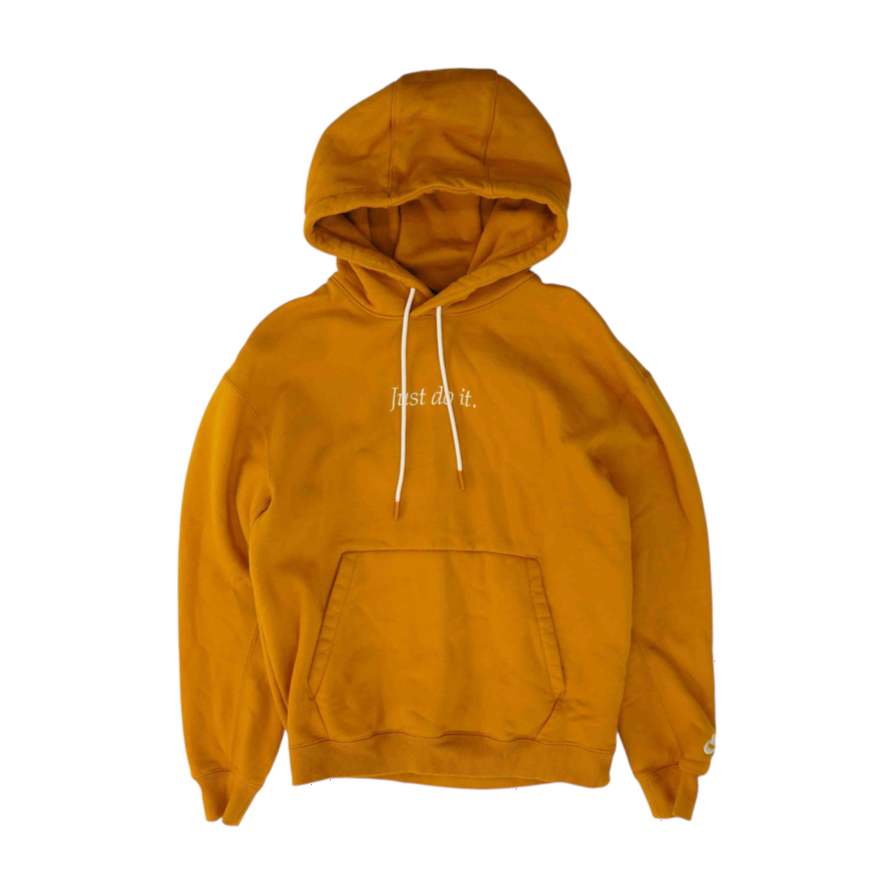Mustard Solid Hoodie Pullover