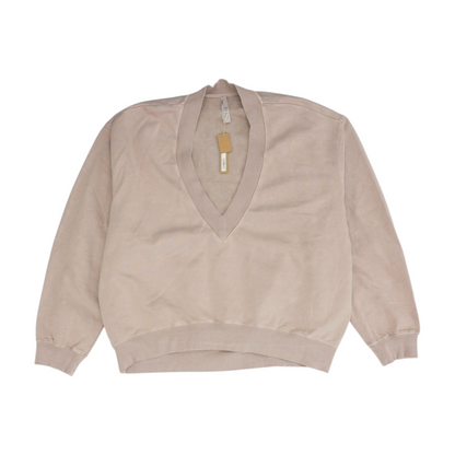 Pink Solid Sweatshirt Pullover