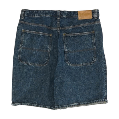 Navy Denim Shorts