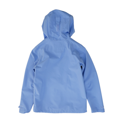 Blue Solid Rain Jacket