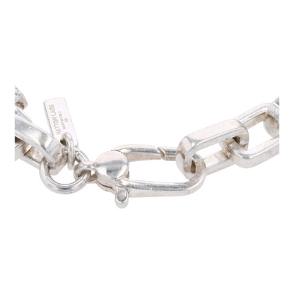 Sterling Silver Cubic Zirconia Chain Bracelet