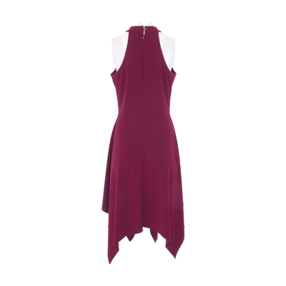Maroon Midi Dress