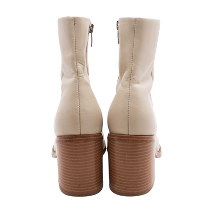 Beige Winter Boots