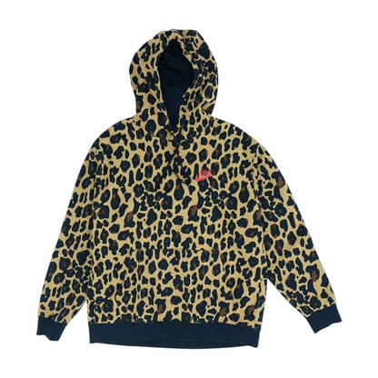 Brown Animal Print Hoodie Pullover