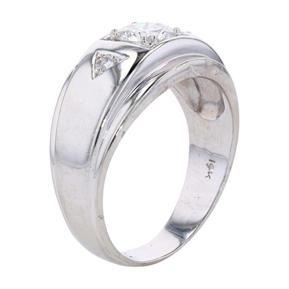 1 1/10 ctw 14K White Gold Diamond Fashion Ring