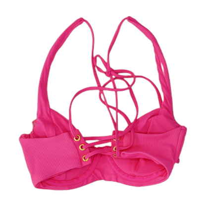 Neon Pink Swim Top