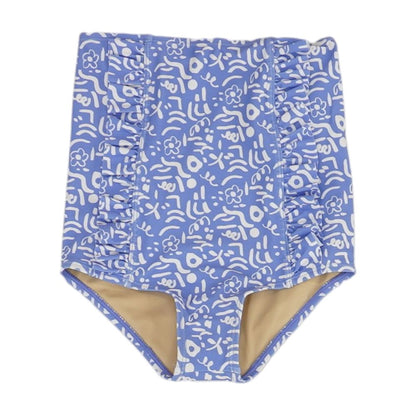 Blue Graphic Swim Bottom