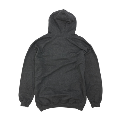 Gray Solid Hoodie Pullover