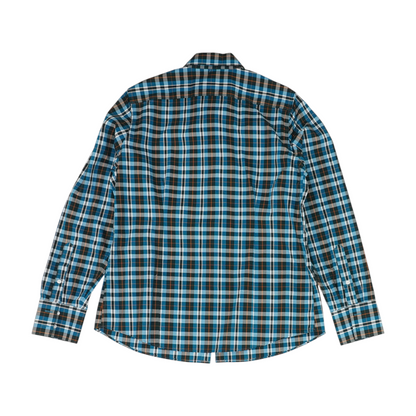 Multi Plaid Button Down