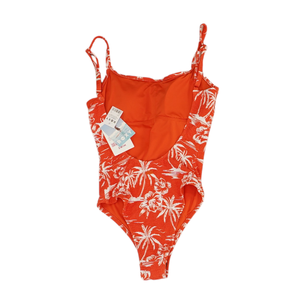 Roxy Orange Tropical One-Piece – Image 2
