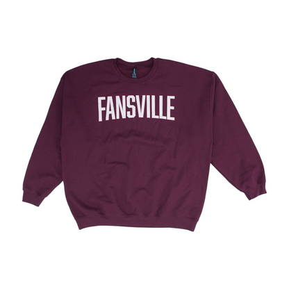 Maroon Solid Sweatshirt Pullover