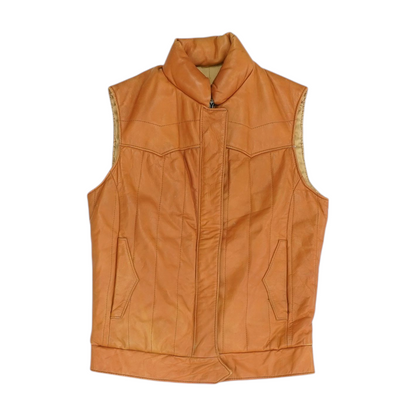Brown Solid Vest