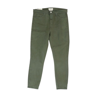 Olive High Rise Skinny Leg Jeans