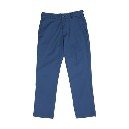 Blue Solid Chino Pants