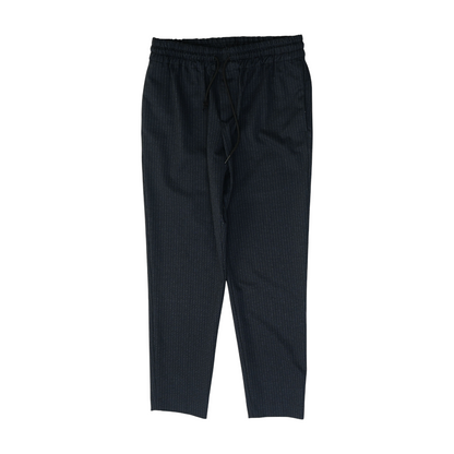Navy Striped Slim Pants