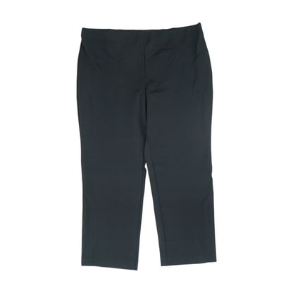 Black Petite Straight Pants