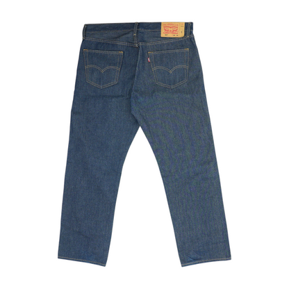 501 Navy Straight Jeans