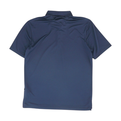 Navy Solid Short Sleeve Polo