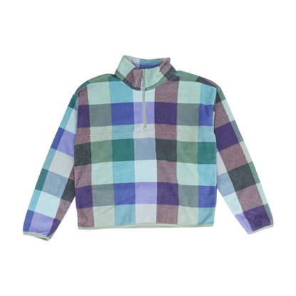 Multi Check 1/4 Zip Pullover