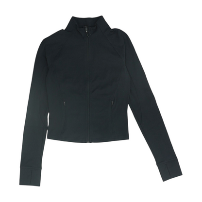 Black Solid Active Jacket