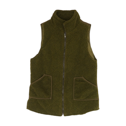 Green Solid Vest