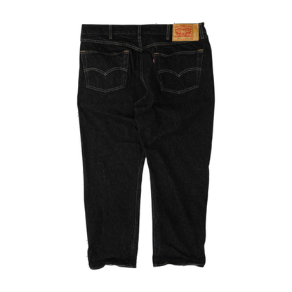 501 Black Straight Jeans