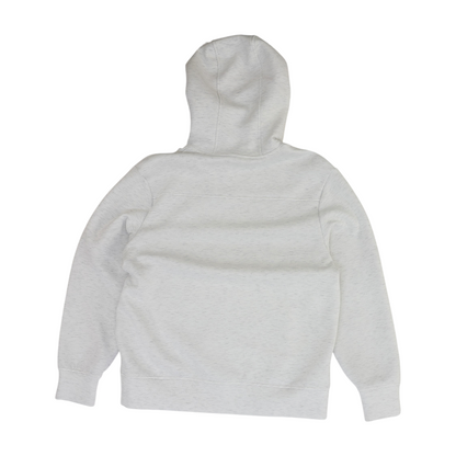 Gray Solid Hoodie Pullover