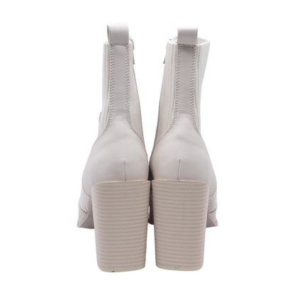 Beige Ankle Boots