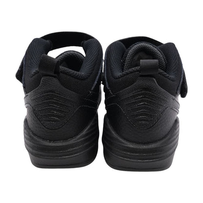 Jordan Max Aura 5 Black Leather Athletic Shoes
