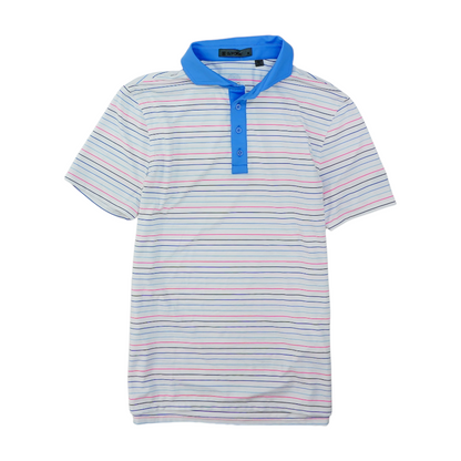 Multi Striped Short Sleeve Polo