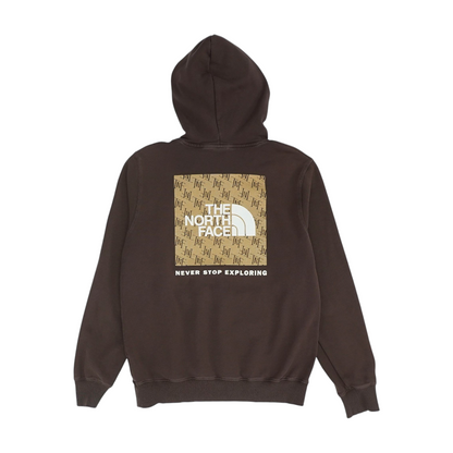 Brown Solid Hoodie Pullover