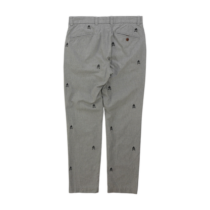 Gray Regular Pants