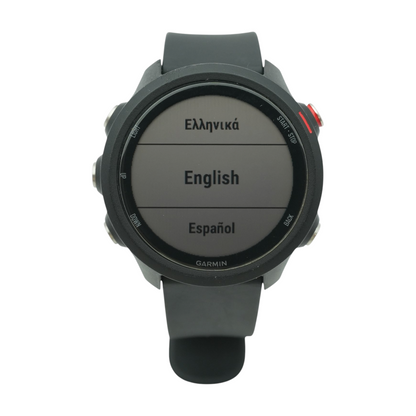 42mm Forerunner 245 Black Smartwatch Black Band M/L