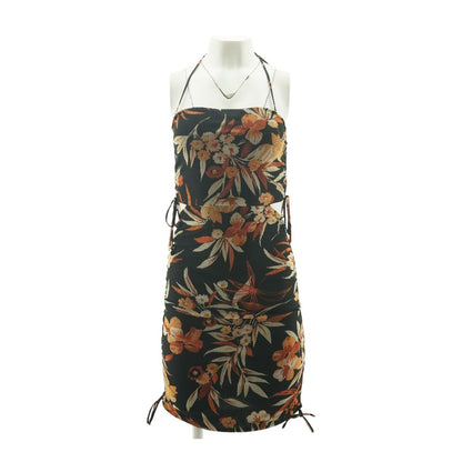 Black Floral Midi Dress